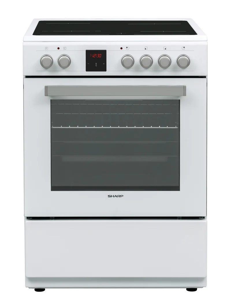 Sharp KF-76VDD19W-DE – Szabadonálló kerámialapos tűzhely